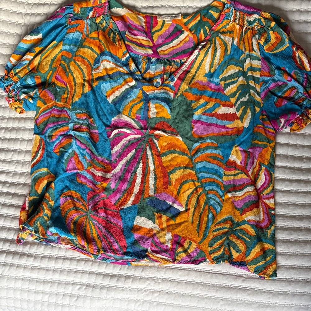 Christian Siriano Multicolor Blouse